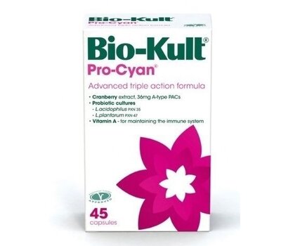  BIO-KULT Pro-Cyan Προηγμένη Τριπλή Σύνθεση Cranberry για την Υγεία του Ουροποιητικού 45caps, fig. 1 