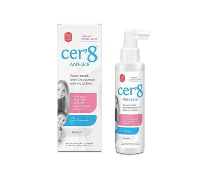  VICAN Cer'8 Anti-Lice Spray Πρόληψης των Ψειρών & της Κόνιδας Άοσμο 150ml, fig. 1 