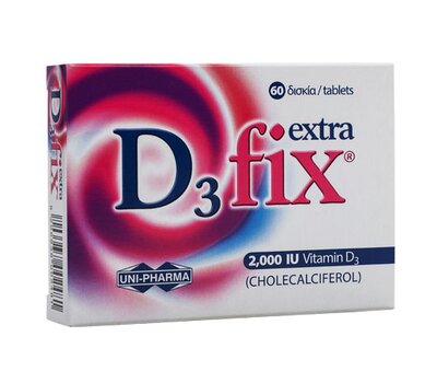  UNI-PHARMA D3 FIX EXTRA 2000IU (Vitamin D3) 60 Tabs, fig. 1 