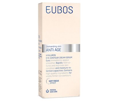  EUBOS Anti Age Hyaluron Eye Contour Cream serum 15ml, fig. 1 