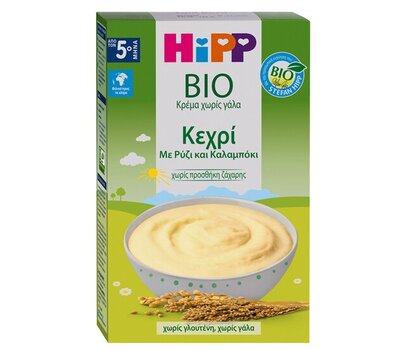  HIPP Βιολογική Κρέμα Κεχρί με Ρύζι και Καλαμπόκι από τον 5ο Μήνα 200gr, fig. 1 