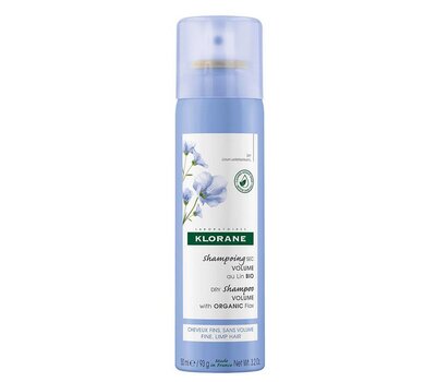  KLORANE Dry shampoo με Βιολογικό Λινάρι Ξηρό Σαμπουάν για Όγκο με Ίνες Βιολογικού Λιναριού, 150ml, fig. 1 