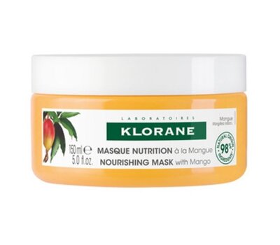  KLORANE Mango Hair Mask Επανορθωτική Μάσκα Μαλλιών με Βούτυρο Μάνγκο, 150ml, fig. 1 