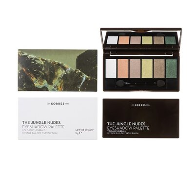  KORRES Volcanic Minerals Eyeshadow Palette The Jungle Nudes Παλέτα Σκιών 5g, fig. 1 