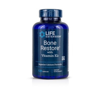  Life Extension BONE RESTORE with vitamin K2 Αντιμετώπιση οστεοπόρωσης 120 Tabs, fig. 1 