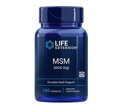  Life Extension MSM 1000mg Καταπολέμηση των Φλεγμονών 100 κάψουλες, fig. 1 