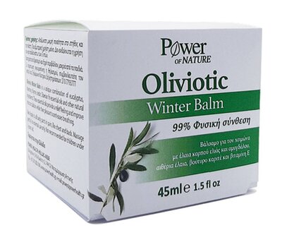  POWER HEALTH Oliviotic Winter Balm Αποσυμφορητικό με Ευκάλυπτο για Εντριβή ή Εισπνοή, 45ml, fig. 1 