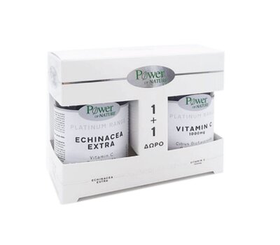  POWER HEALTH Set Platinum Range Echinacea Extra 30caps & Vitamin C 1000mg 20tabs, fig. 1 