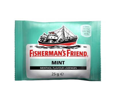  FISHERMAN'S FRIEND Extra Strong Mint / Μέντα Καραμέλες για τον Ερεθισμένο Λαιμό & το Βήχα 25gr, fig. 1 