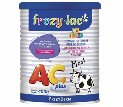  FREZYDERM Frezylac AC Plus 0m+ Γάλα σε Σκόνη 400gr, fig. 1 