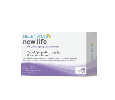  HELENVITA New Life Συμπλήρωμα Διατροφής για την Εμμηνόπαυση, 30 Κάψουλες, fig. 1 
