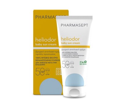  PHARMASEPT Heliodor Baby Sun Cream Βρεφική Αντηλιακή Κρέμα Πρόσωπο & Σώμα SPF50, 100ml, fig. 1 