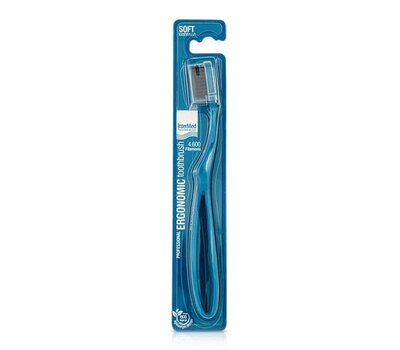  INTERMED Professional Ergonomic Toothbrush Medium Μπλε 1τμχ, fig. 1 