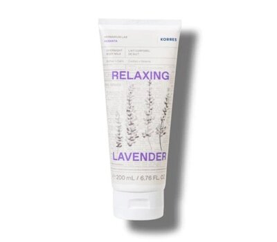  KORRES Relaxing Lavender Overnight Body Milk Γαλάκτωμα Σώματος Λεβάντα 200 ml, fig. 1 