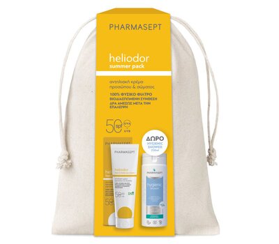  PHARMASEPT Heliodor Summer Pack - Face & Body Sun Cream SPF50 150ml & Δώρο Hygienic Shower 250ml, fig. 1 
