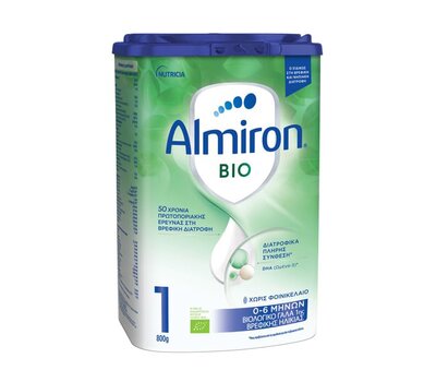  Nutricia Almiron Bio 1 Βιολογικό Γάλα σε Σκόνη 1ης Βρεφικής Ηλικίας (0-6 μηνών), 800gr, fig. 1 