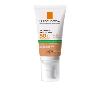  LA ROCHE - POSAY Anthelios UVMUNE 400 Oil Control Gel Cream SPF50+ Αντηλιακή Κρέμα Προσώπου για Ματ Αποτέλεσμα Με Χρώμα 50ml, fig. 1 