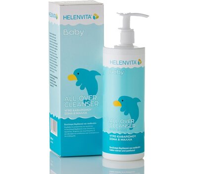  HELENVITA Baby All Over Cleanser, Βρεφικό Υγρό Καθαρισμού για Σώμα & Μαλλιά 300ml, fig. 1 