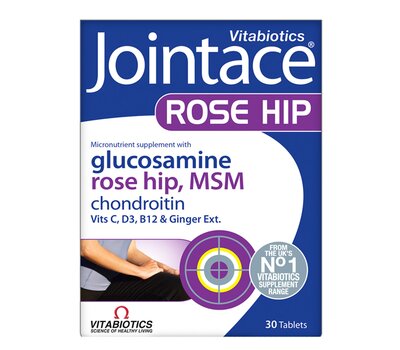  VITABIOTICS Jointace Rose Hip, Γλυκοσαμίνη, Χονδροϊτίνη, MSM 30Tabs, fig. 1 
