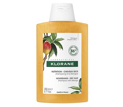  KLORANE Mangue Nourishing Dry Hair Shampoo Σαμπουάν για Ξηρά Μαλλιά με Μάνγκο, 200ml, fig. 1 