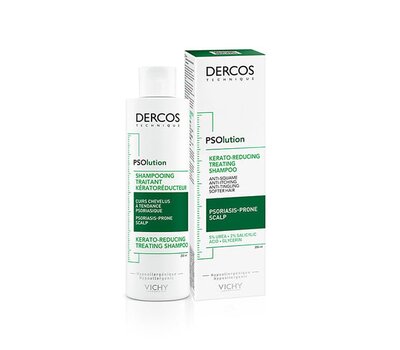  VICHY  Dercos PSOlution Shampoo Keratoreducing Treatment Σαμπουάν για Τριχωτό με Τάση Ψωρίασης, 200ml, fig. 1 