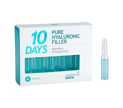  PANTHENOL Extra 10 Days Pure Hyaluronic Filler Ενυδατικός Ορός Προσώπου 10x2ml., fig. 1 