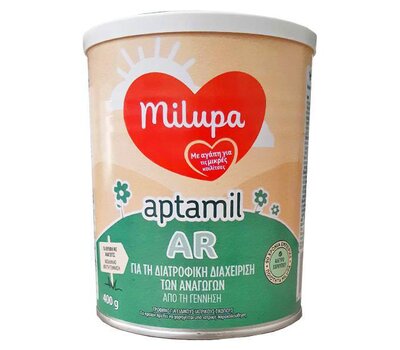  MILUPA Aptamil AR Γάλα για Βρέφη με Αναγωγές, 400gr, fig. 1 