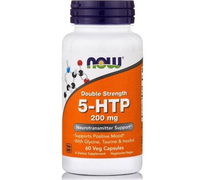  NOW FOODS 5-HTP Double Strength 200mg 60caps, fig. 1 