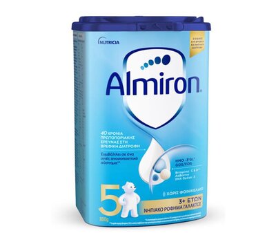  Nutricia Almiron 5 Ρόφημα Γάλακτος σε Σκόνη για Παιδιά 3+ ετών 800 gr, fig. 1 