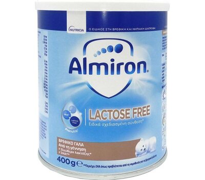  NUTRICIA Almiron FL (Lactose Free) για βρέφη τα οποία παρουσιάζουν δυσανεξία στην λακτόζη, 400 gr, fig. 1 