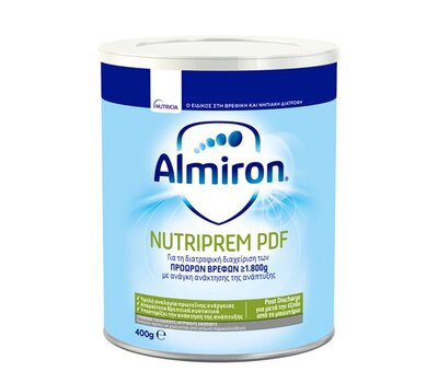  NUTRICIA Almiron Nutriprem PDF για τη Διατροφική Αγωγή των Πρόωρων Βρεφών, 400gr, fig. 1 