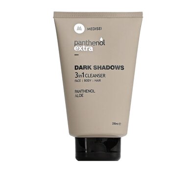  PANTHENOL Extra Dark Shadows 3 In 1 Cleanser, Ανδρικός Καθαρισμός για Πρόσωπο, Σώμα & Μαλλιά 200ml, fig. 1 