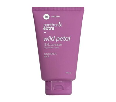  PANTHENOL Extra Wild Petal 3 In 1 Cleanser, Γυναικείο Αφρόλουτρο, Σαμπουάν & Καθαρισμός Προσώπου 200ml., fig. 1 
