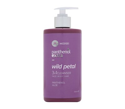  PANTHENOL Extra Wild Petal 3 In 1 Cleanser, Γυναικείο Αφρόλουτρο, Σαμπουάν & Καθαρισμός Προσώπου 500ml, fig. 1 