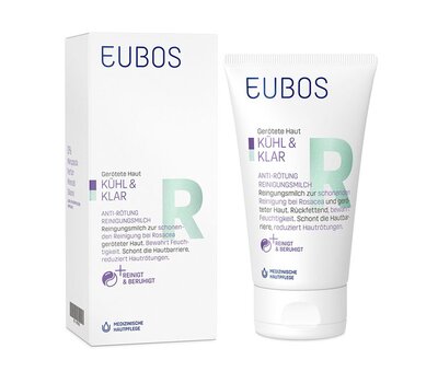  EUBOS Cool & Calm Redness Relieving Cream Cleanser, Καταπραϋντικό Γαλάκτωμα Καθαρισμού για την Ερυθρότητα 150ml, fig. 1 