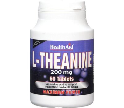  HEALTH AID L-Theanine Θειανίνη 200mg 60tabs, fig. 1 