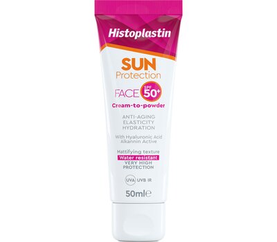  HISTOPLASTIN Sun Protection Face Cream to Powder SPF50 Αντηλιακή Κρέμα Προσώπου Καθημερινής Χρήσης, 50ml, fig. 1 
