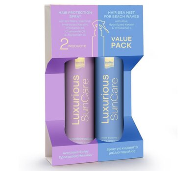  LUXURIOUS Suncare Promo Pack Hair Protection Spray Αντιηλιακό για τα Μαλλιά, 200ml & Hair Sea Mist για Κυματιστά Μαλλιά, 200ml, fig. 1 