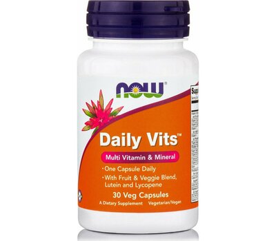  NOW FOODS Daily Vits Multi Vitamin & Mineral 30tabs, fig. 1 