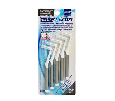  INTERMED Chlorhexil Unisept Interdental Brushes M 1,2mm, fig. 1 