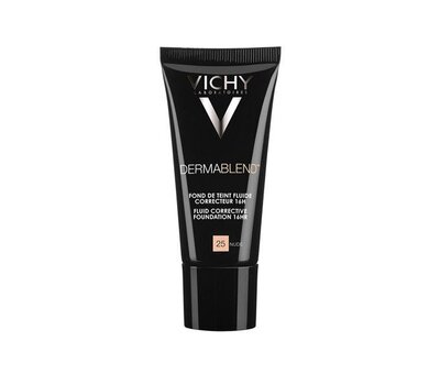  VICHY Dermablend Fluid Corrective Foundation Διορθωτικό Make Up SPF35 (No25 Nude) Με Εύπλαστη Υφή, 30ml, fig. 1 