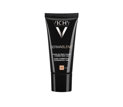  VICHY Dermablend Fluid Corrective Foundation Διορθωτικό Make Up SPF35 (No35 Sand) Με Εύπλαστη Υφή, 30ml, fig. 1 