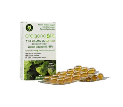  A.VOGEL Oregano4Life Wild Oregano Oil 10% Αιθέριο Έλαιο Ρίγανης με Πληθώρα Ευεργετικών Ιδιοτήτων για Όλο τον Οργανισμό, 30softgels, fig. 1 