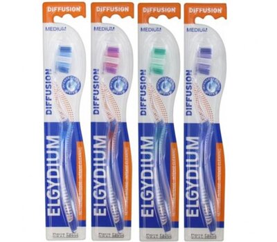  ELGYDIUM Diffusion Toothbrush Medium Οδοντόβουρτσα Μέτρια, 1τμχ, fig. 1 
