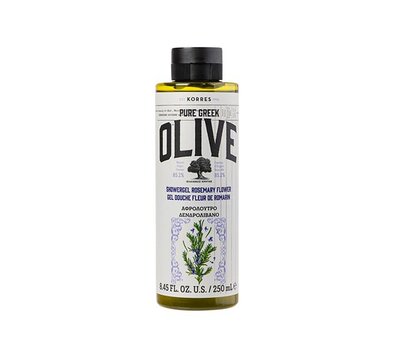  KORRES Pure Greek Olive Αφρόλουτρο Δενδρολίβανο, 250ml, fig. 1 