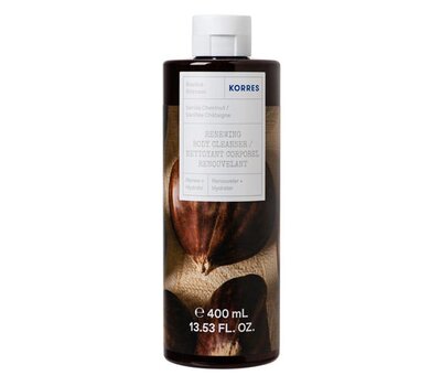  KORRES Renewing Body Cleanser Vanilla Chestnut Αφρόλουτρο Βανίλια & Κάστανο, 400ml, fig. 1 