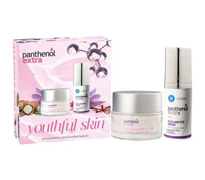  Panthenol Extra Promo Pack Youthful Skin Day Cream SPF15 50ml & Face & Eye Serum 30ml, fig. 1 