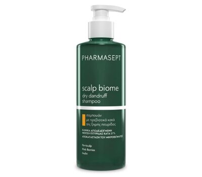  PHARMASEPT Scalp Biome Dry Dandruff Shampoo Σαμπουάν με Πρεβιοτικά κατά της Ξηρής Πιτυρίδας, 400ml, fig. 1 