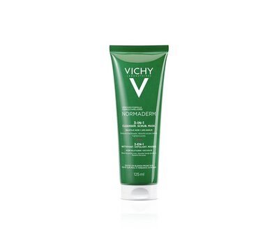  VICHY Normaderm 3 in 1 Scrub-Cleanser-Mask, Απολέπιση-Καθαρισμός-Μάσκα 125ml, fig. 1 