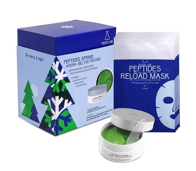  YOUTH LAB XMAS Promo Peptides Spring Hydra-Gel Eye Patches (Μάσκα ματιών για άμεση σύσφιξη και μείωση λεπτών γραμμών & ρυτίδων) 30τμχ Δώρο Μάσκες Ανόρθωσης Προσώπου & Επαναφοράς του Οβάλ, 4τεμ, fig. 1 